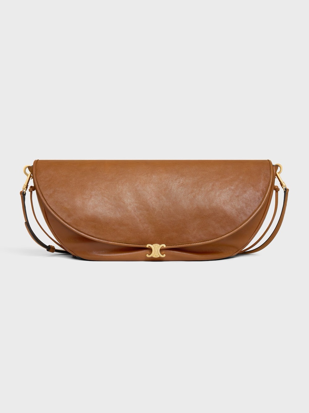 CELINE Halfmoon Soft Triomphe Bag in Lambskin